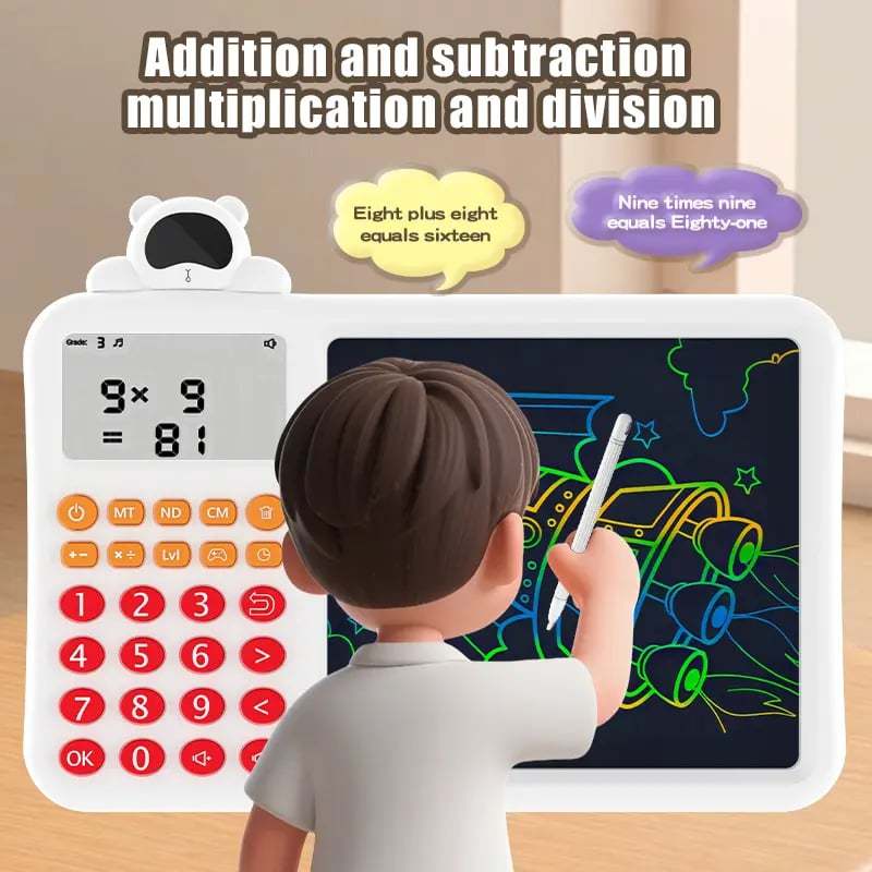 Math Games for Kids | Electronic Learning Toy for Addition, Subtraction, Multiplication & Division | Portable Brain Teaser