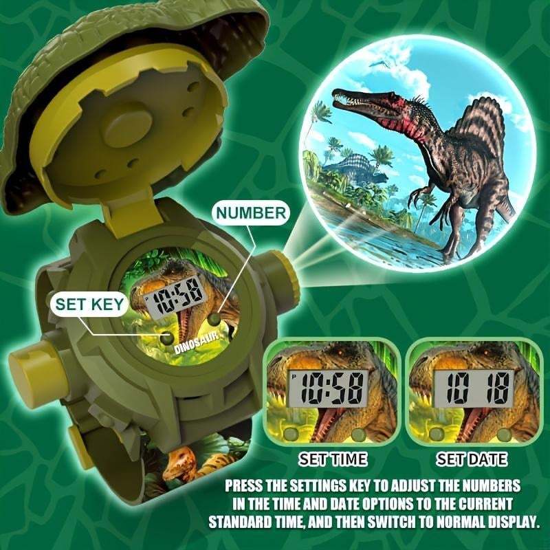 🦖 Dinosaur Projector Watch for Kids