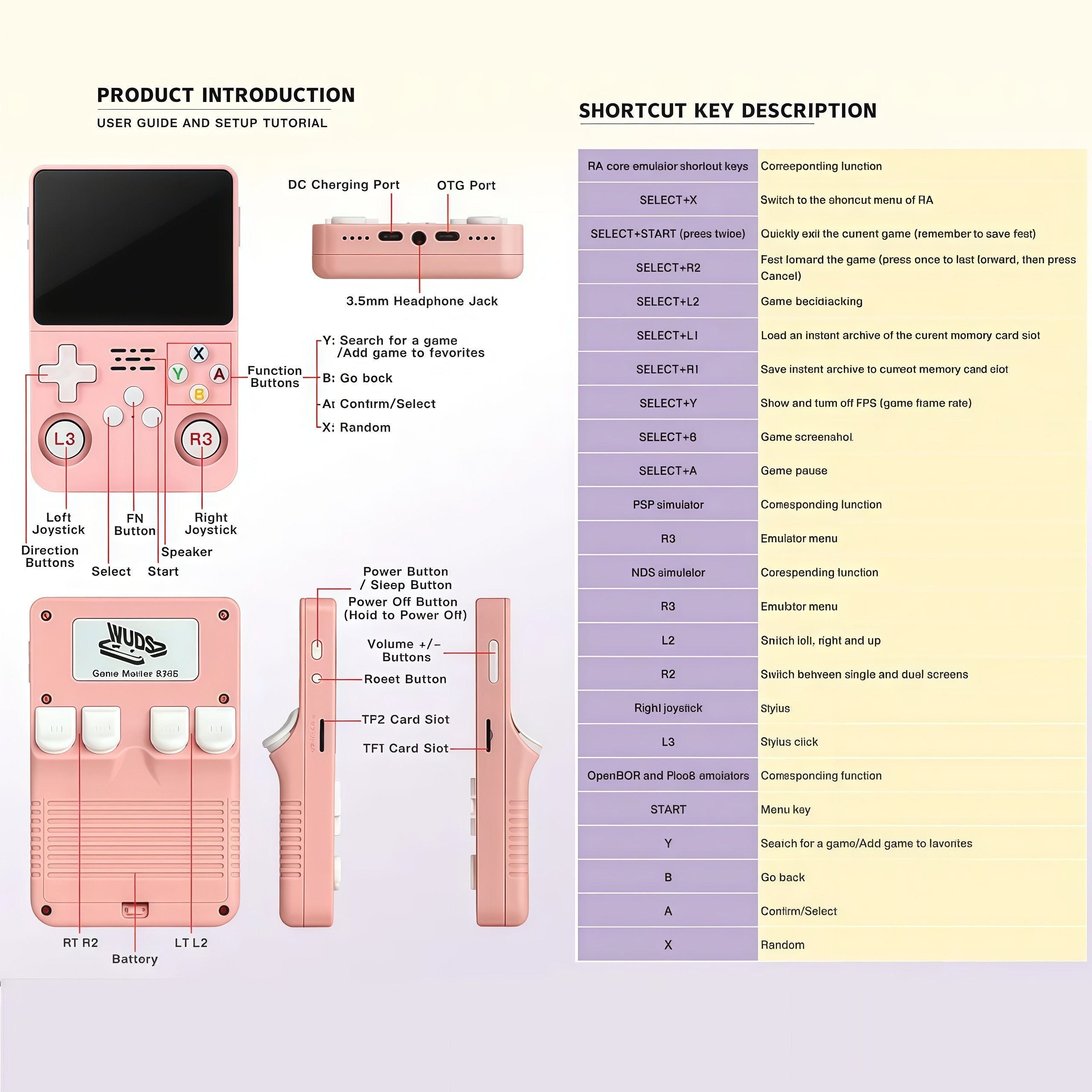 🎮16,000+ Retro Games Handheld Console⚡