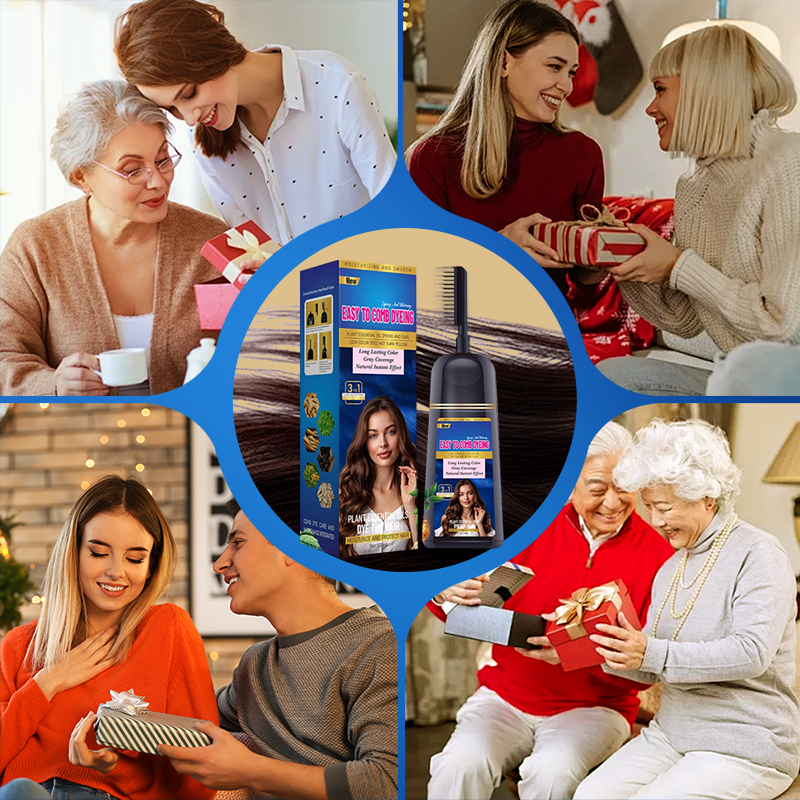 3-in-1 Hair Dye with Comb