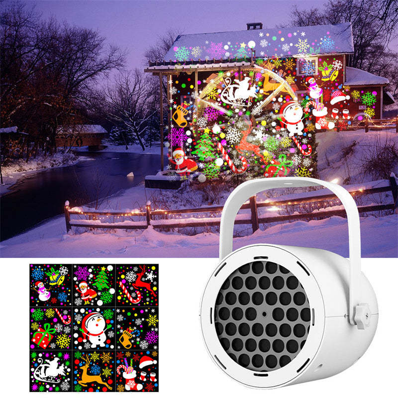 🎅Christmas Hot Sale🎁16-Pattern USB Christmas Projector Light