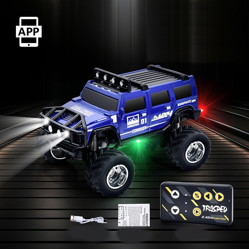 🔋 2025 HOT SALE 50% OFF! ✨ Mini RC Off-Road Truck with Lights