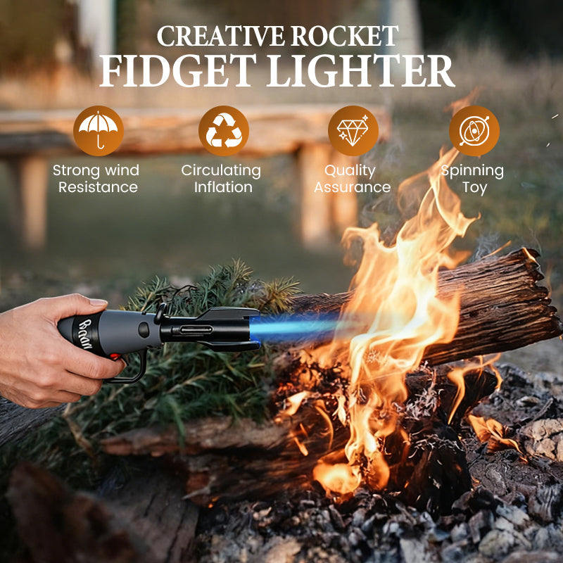 🔥Limited-time offer-Creative Rocket Fidget Lighter