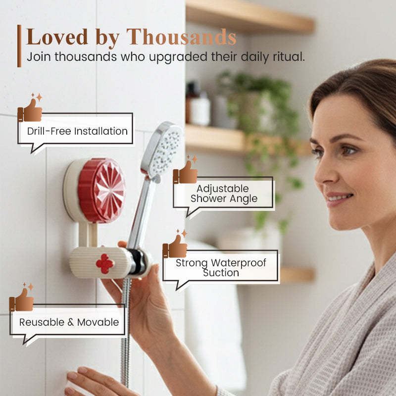🖤Black Friday Big Sale 60% OFF🔥Drill-Free Wall Mount Shower Wand Holder