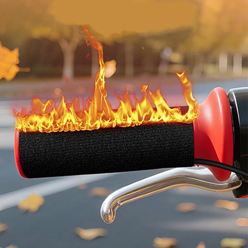 Heated Handlebar Grips for Cycling - Three-Level Temperature Control