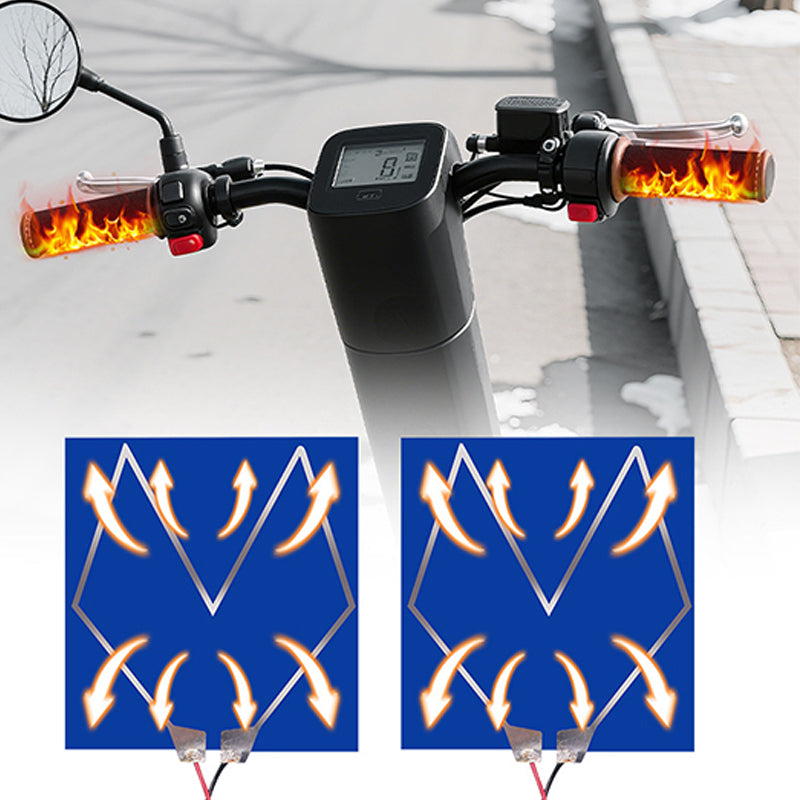 Heated Handlebar Grips for Cycling - Three-Level Temperature Control