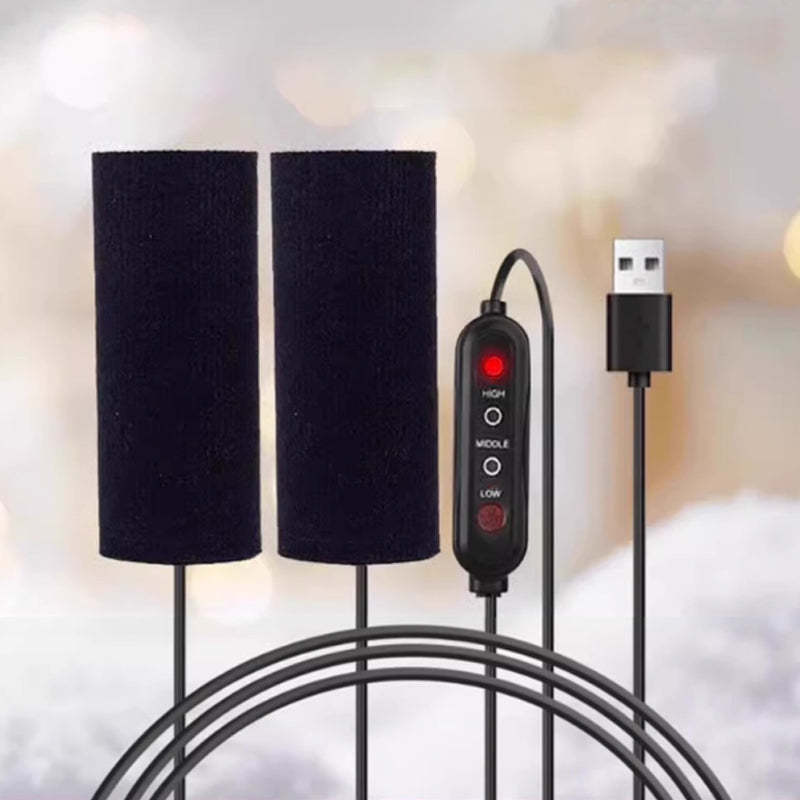 Heated Handlebar Grips for Cycling - Three-Level Temperature Control