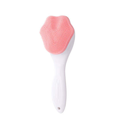 Deep cleansing facial brush made of silicone