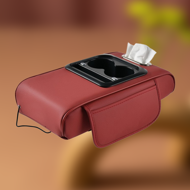 Car Armrest Storage with USB Charging Ports