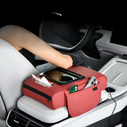 Car Armrest Storage with USB Charging Ports