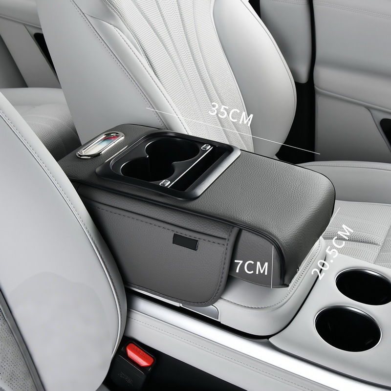 Car Armrest Storage with USB Charging Ports