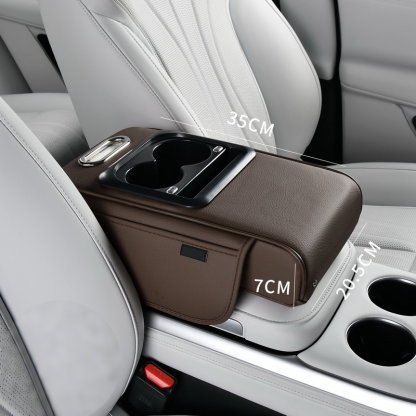 Car Armrest Storage with USB Charging Ports