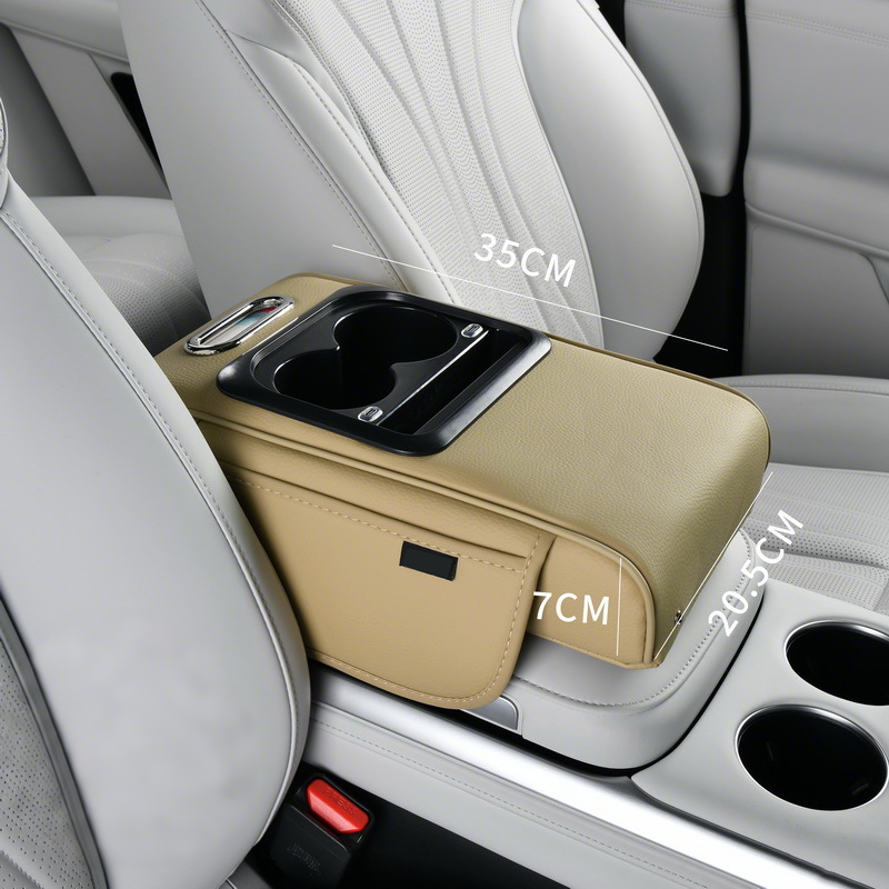 Car Armrest Storage with USB Charging Ports