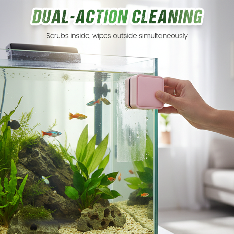 Mini Magnetic Aquarium Glass Cleaner