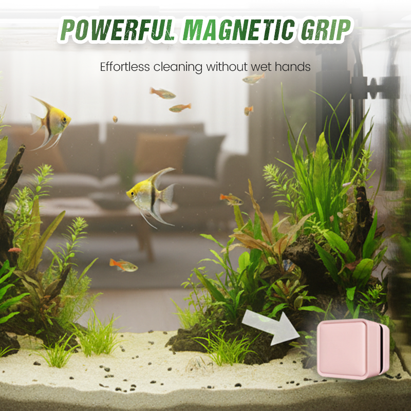 Mini Magnetic Aquarium Glass Cleaner