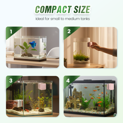 Mini Magnetic Aquarium Glass Cleaner