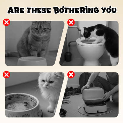 Gamelle murale pour chat en forme de toilette