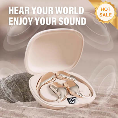 Open Conduction Clip-On Wireless Earbuds
