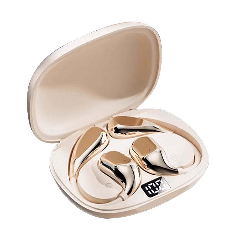Open Conduction Clip-On Wireless Earbuds