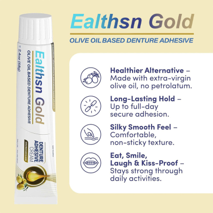 Ealthsn™ Gold Thermoplastic Denture Adhesive 