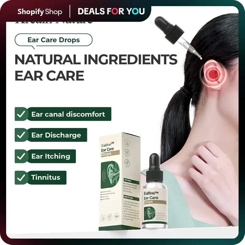 Ealthsn™ Ear Care Drops – Plant-Based Formula | FDA-Registered