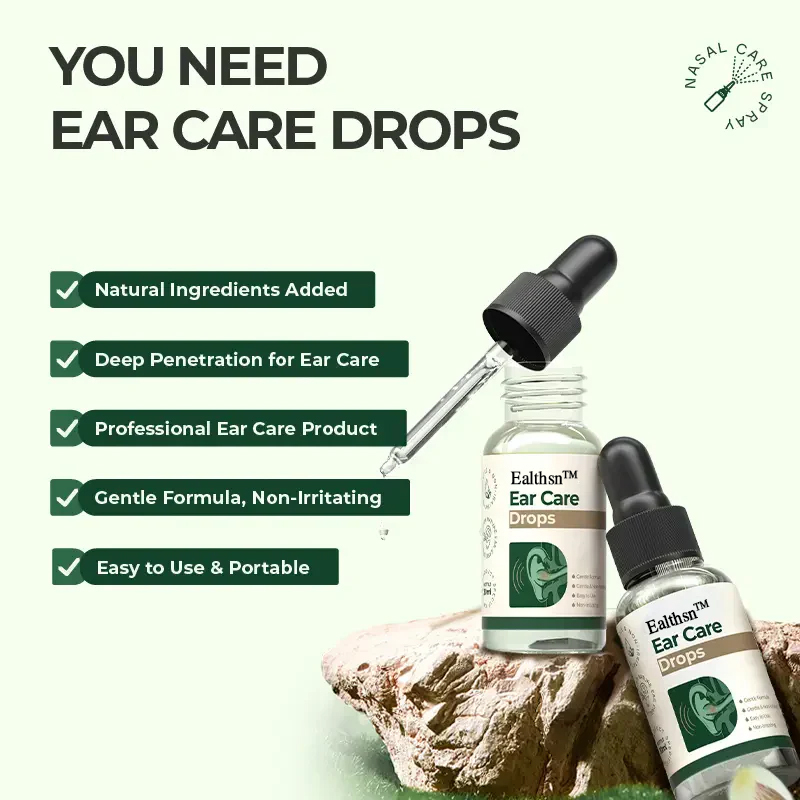 Ealthsn™ Ear Care Drops – Plant-Based Formula | FDA-Registered