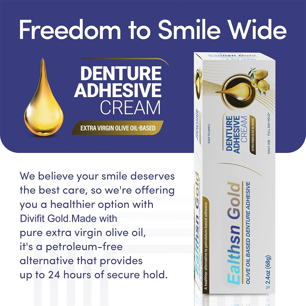 Ealthsn™ Gold Thermoplastic Denture Adhesive 