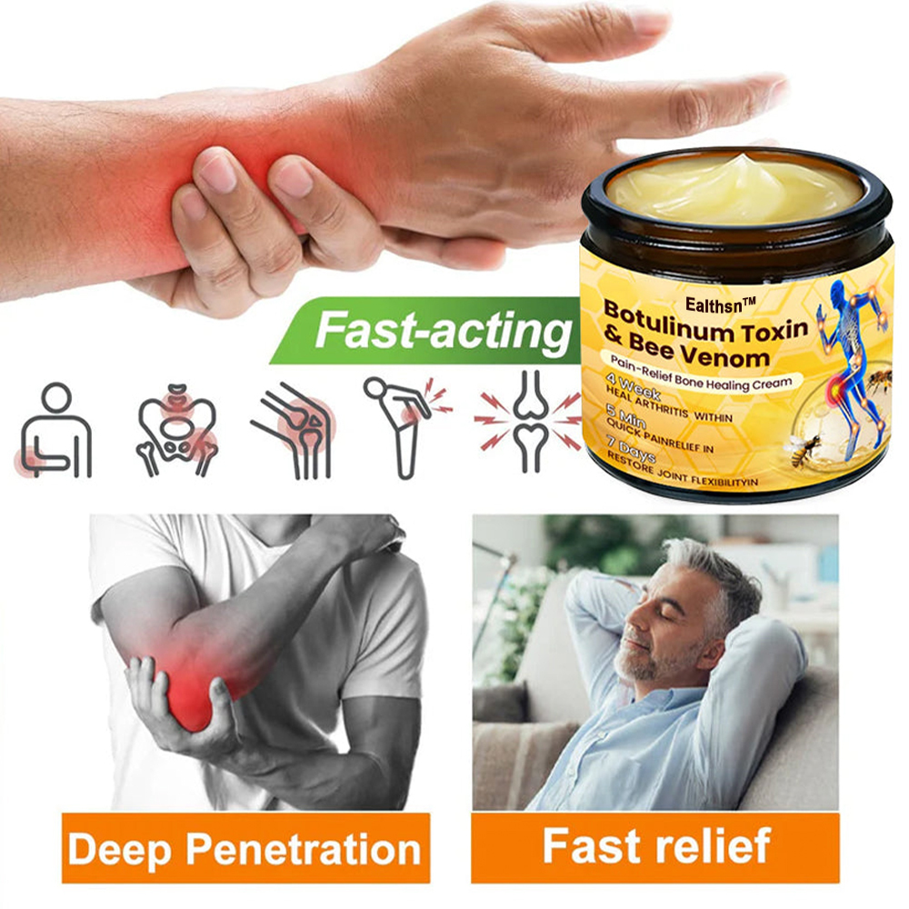 🐝Ealthsn™ Botulinum Toxin & Bee Venom Pain-Relief Bone Healing Cream 🐝💎