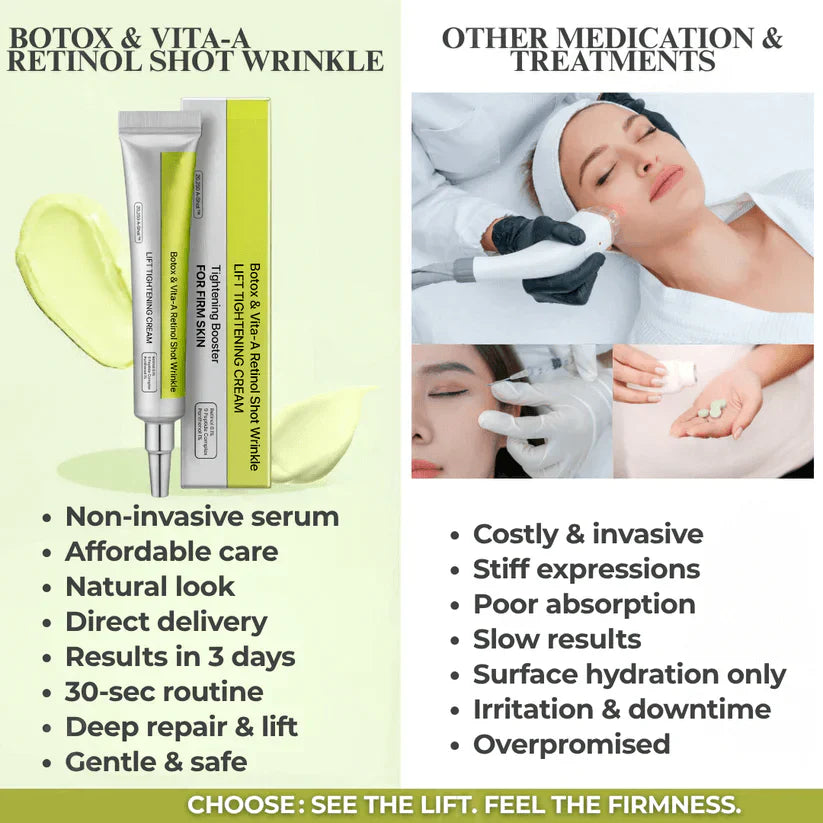 👏🌿Made and shipped from the USA 💫Ealthsn™ Botox & Vita-A Retinol Shot Wrinkle-Lift Tightening cream - Last Day Promotion 70% OFF