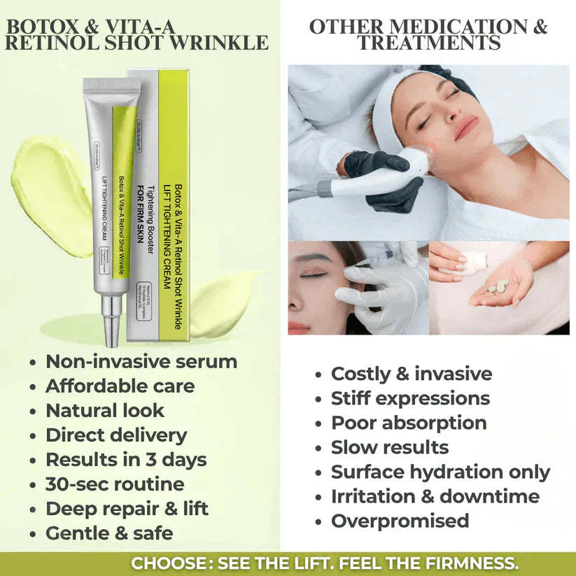 👏🌿Made and shipped from the USA 💫Ealthsn™ Botox & Vita-A Retinol Shot Wrinkle-Lift Tightening cream - Last Day Promotion 70% OFF