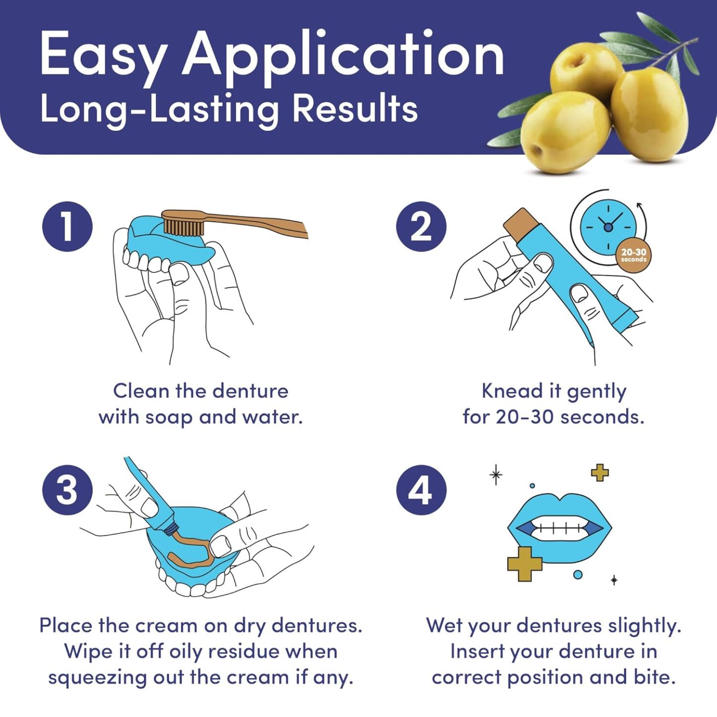 Ealthsn™ Gold Thermoplastic Denture Adhesive 