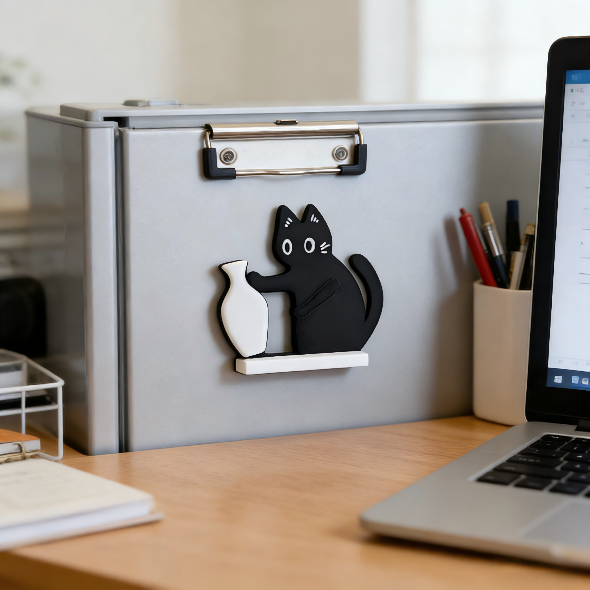 🎁Valentine's Day Sale🏺🐱 Whisker Keeper: Adorable Cat & Vase Decor for Memory & Style