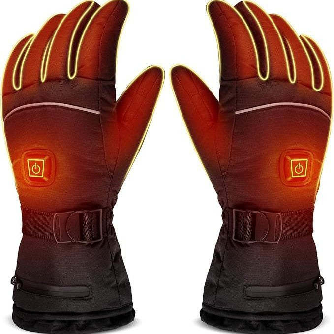 🧤 3-Level Heated Gloves (FREE Batteries) | $45.69 (60% OFF) – For Ski