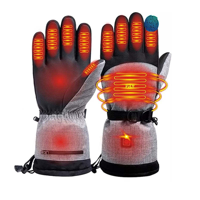 🧤 3-Level Heated Gloves (FREE Batteries) | $45.69 (60% OFF) – For Skiing, Pet Walks & Kids’ Winter Days