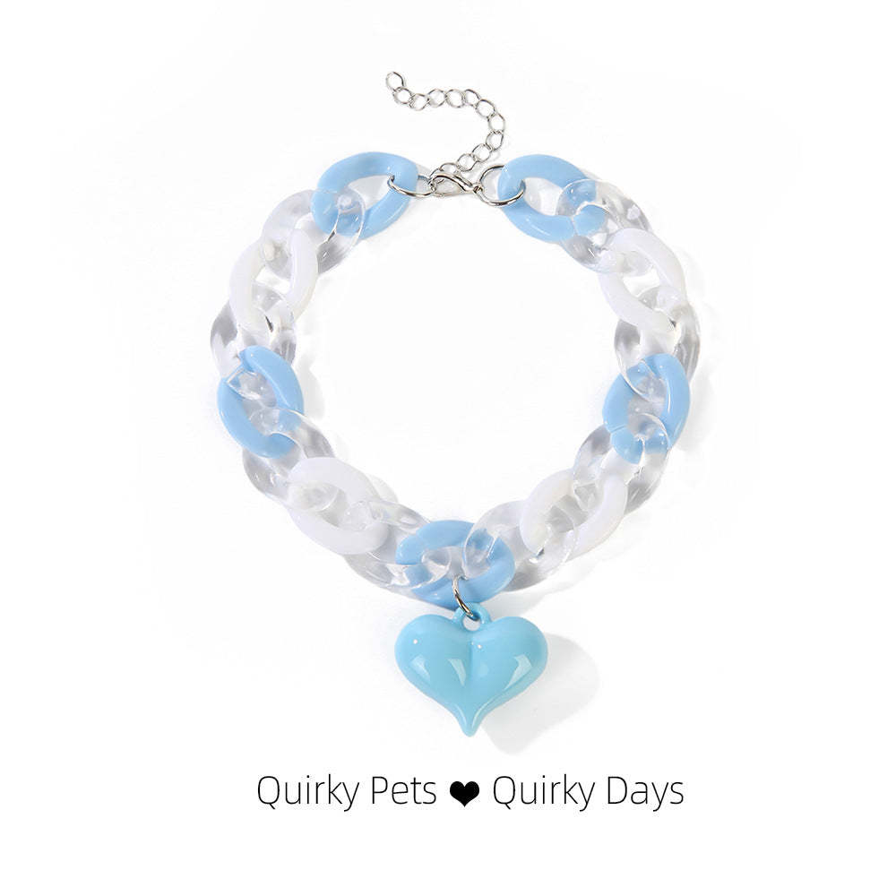 💘 Valentine's Limited: Pet "Heartbeat Necklace" | Your Adorable Littl