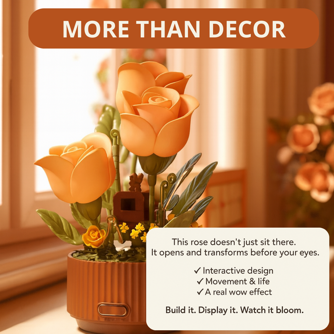 💖Valentine's Special｜Glowing Interactive Rose - Half Price! 🌷🎁