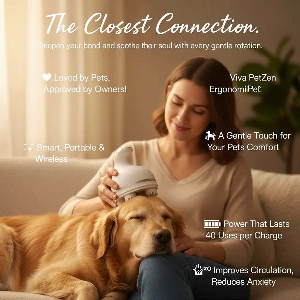 🐾 UAU Pet Essentials Smart Electric Massager – Human-Pet Dual Use | Black Friday Exclusive Deal! 💆‍♀️🐶🐱