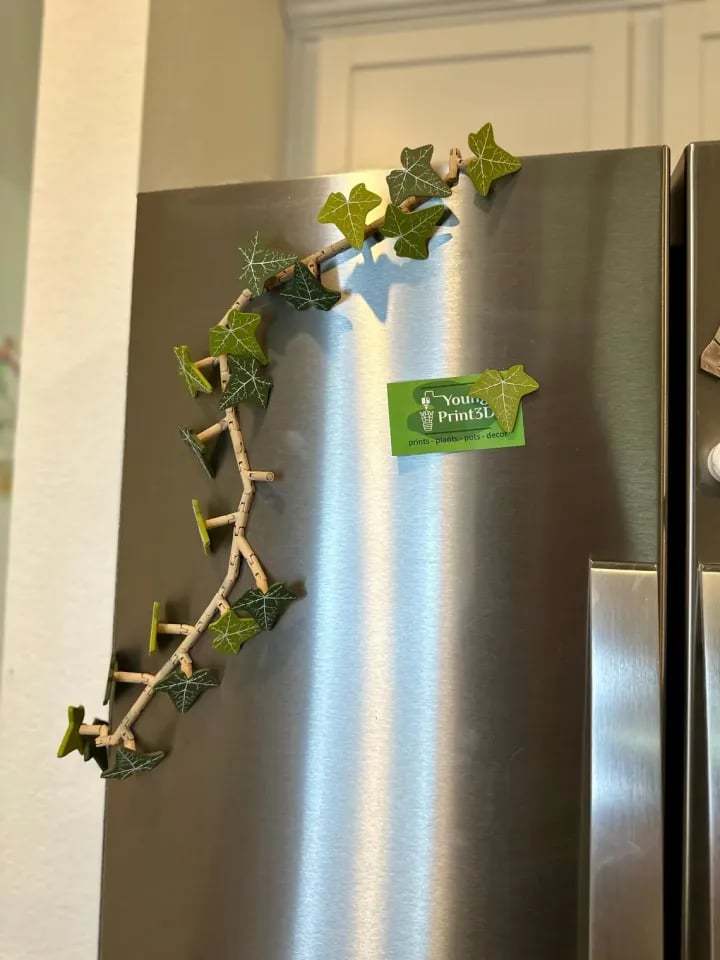 inostorTM-🍃 3D Printed Magnetic Ivy Faux Plant Fridge Magnet