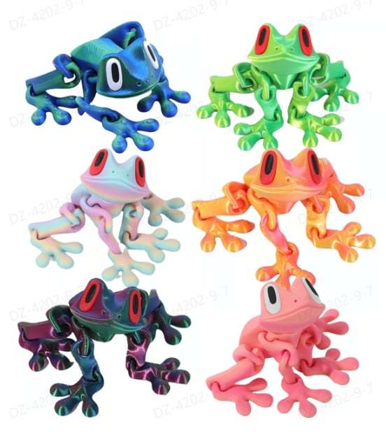 3D Printed Magnet Frog Toy