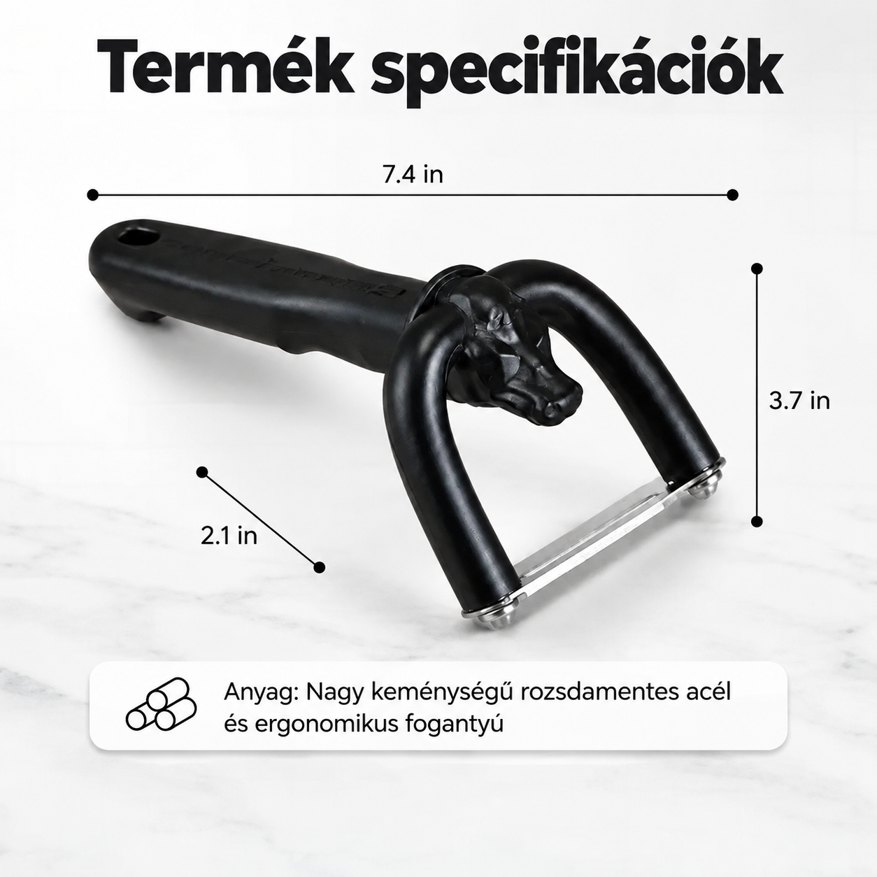 Marha- és sertéshús-szeletelő, kézi húszsír-eltávolító kés, ergonomikus húsvágó eszköz, amely ideális grillezéshez, húsfeldolgozáshoz és otthoni konyhai használatra.