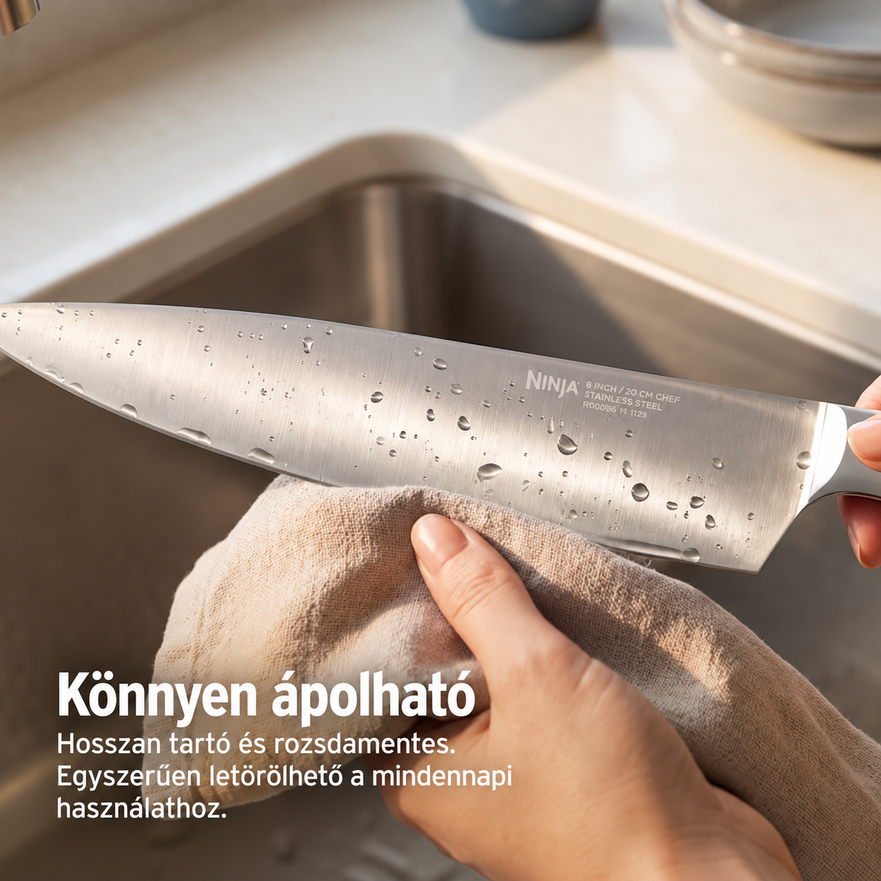 Ninja StaySharp 13 darabos késblokk készlet kivehető késélezővel – Stone Gold