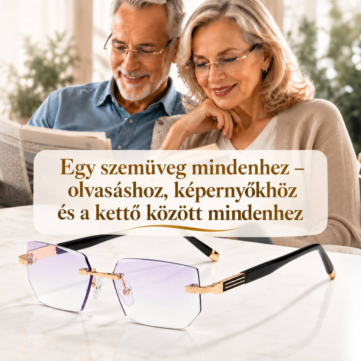 Tisztább és kényelmesebb látás a Hewelth™ VisionFlex olvasókkal