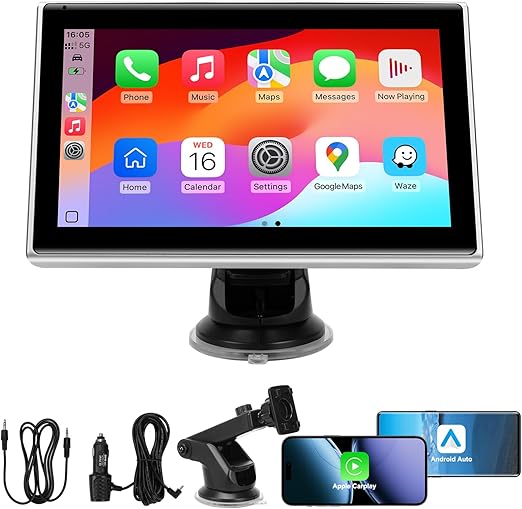 Philips 2026 Limitált Kiadású 10,26 hüvelykes autós CarPlay képernyő, 4K fedélzeti kamera, vezeték nélküli Apple CarPlay és Android Auto, egyedi tartó, 350°-ban forgatható kamera, hangvezérlés, Bluetooth navigáció és 1080P hátsó kamera