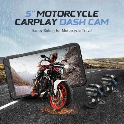 Garmin 5.7 hüvelykes Okos Motorkerékpár Navigációs Rendszer: Vezeték nélküli CarPlay, Android Auto, HD Érintőképernyő, AI Éjjellátás, Szuper Erős Védelem, 5G Gyors Letöltés, Intelligens Távirányító - Minden Funkció Egy Eszközben!