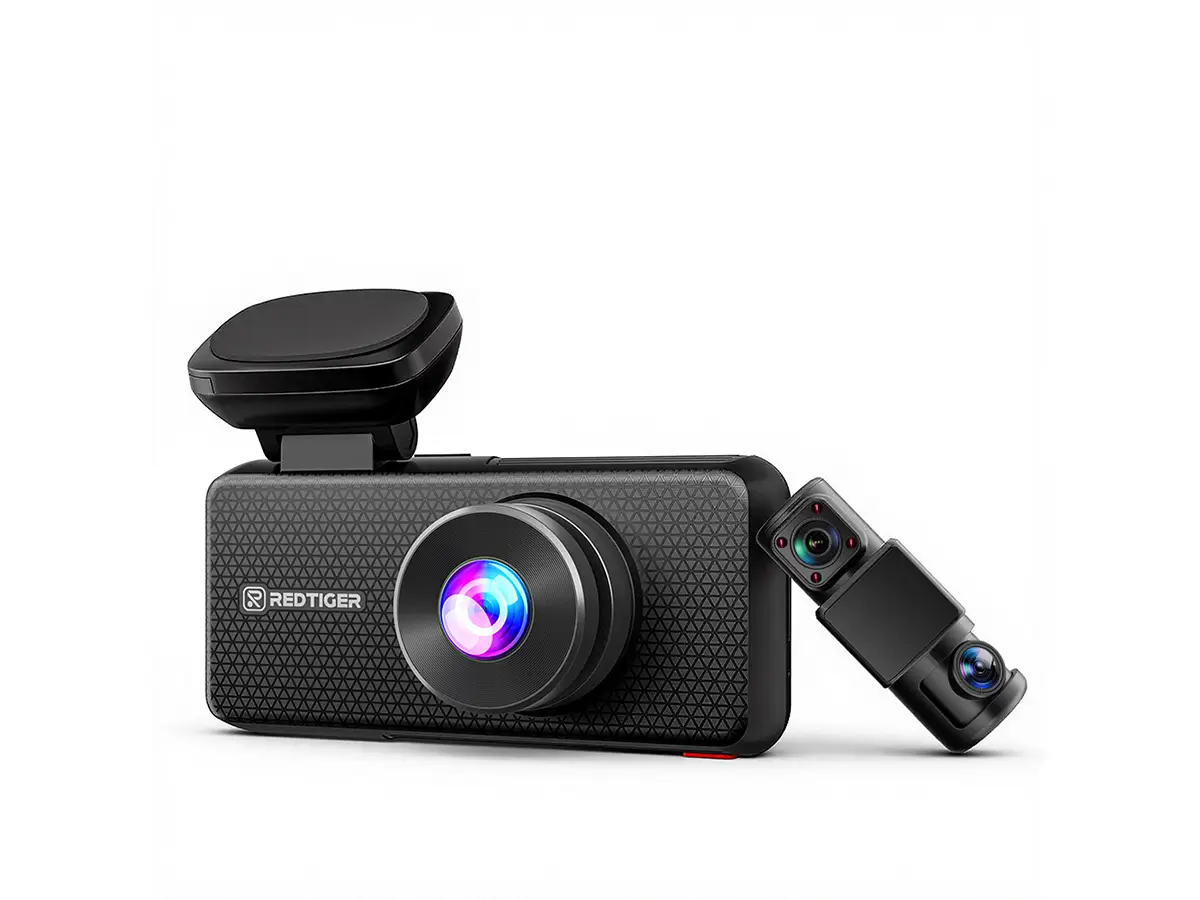 Redtiger F17 Plus 4 csatornás 2.7K Sony STARVIS 2 5.8 GHz-es Wifi érintőképernyős autós kamera