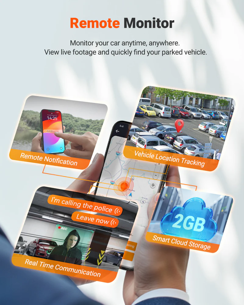 Biztosítsa meghajtóját 4x védelemmel 4 csatornás STARVIS 2 LTE autós kamerával