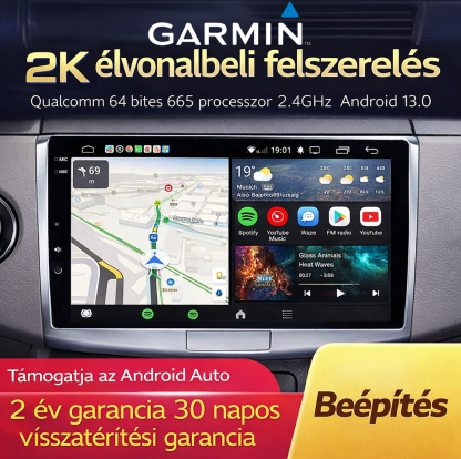 2K Autós Központi Kijelző – 360° Panoráma, 24h Parkolás, 4 Kamera, AR+ADAS