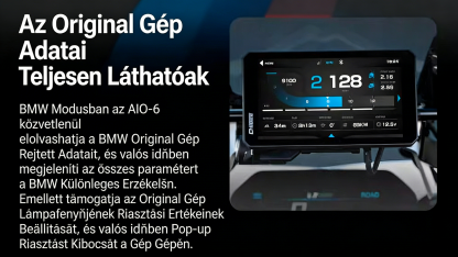 Garmin AIO-6 LTE / MAX  Motorkerékpár-intelligens rendszer 4G távoli felügyelettel, SOS vészjelzéssel és holttérfigyeléssel