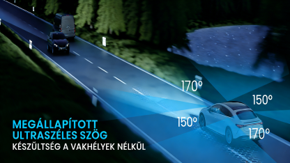 Garmin Négy Kamerás Teljes Körű Autós DVR - Szuper Széles Látószög, Éjjellátó, Ütközés Érzékelés, 24 órás Parkolás Felügyelet, Intelligens WiFi Csatlakozás