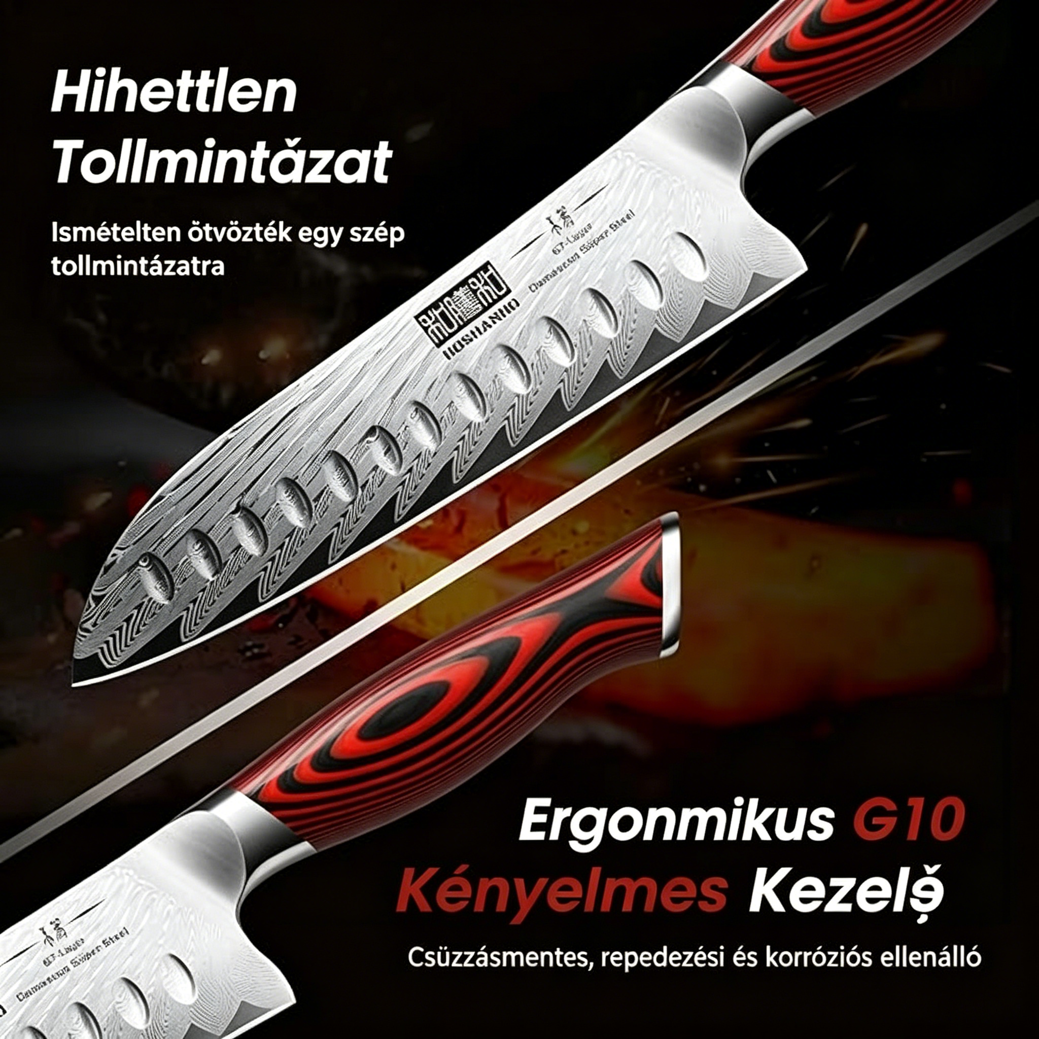[Copy]FUNISTREE 4 részes konyhakés szett｜Precíz vágás · Tartós minőség · Megbízható választás a mindennapokra